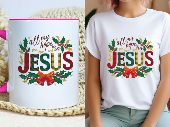 All My Hope Christian Jesus Sublimation T-Shirt Designs