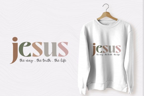 Christian Quote SVG the Way the Truth T-Shirt Designs