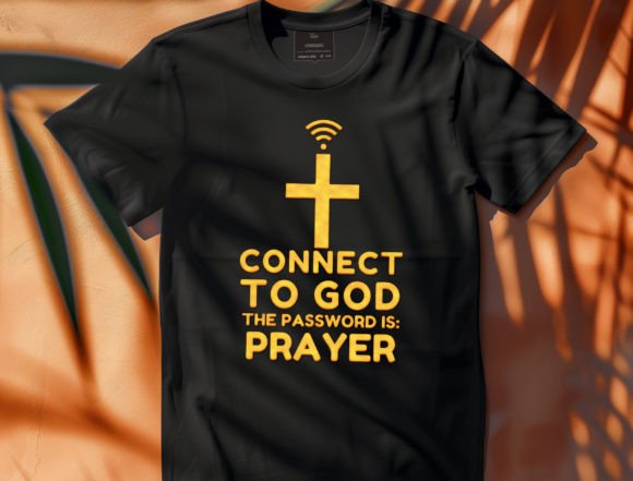 Connect to God Prayer SVG, Jesus Png for T-Shirt Designs