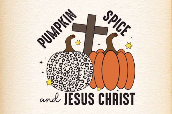 Fall Autumn Retro Jesus Pumpkin Svg Png for T-Shirt Designs
