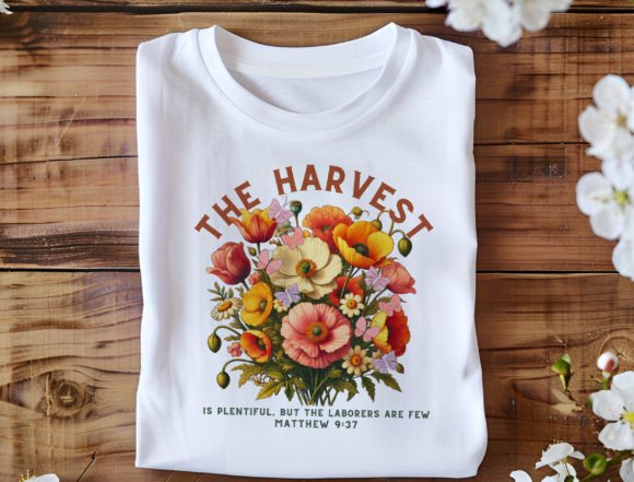 Fall Christian PNG, the Harvest is Plent