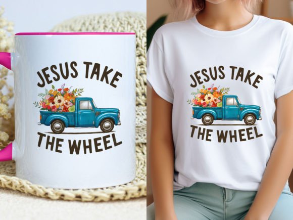 Jesus Take Christian Jesus Sublimation T-Shirt Designs