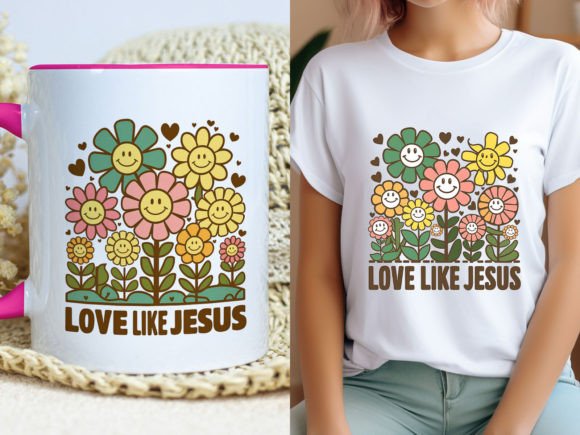 Love Like Christian Jesus Sublimation T-Shirt Designs
