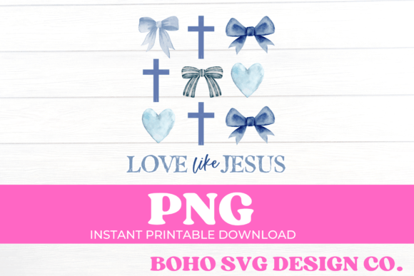 Love Like Jesus Png, Prayer, Church, Chr T-Shirt Designs