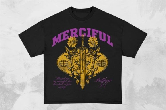 Merciful Christian T-shirt Design