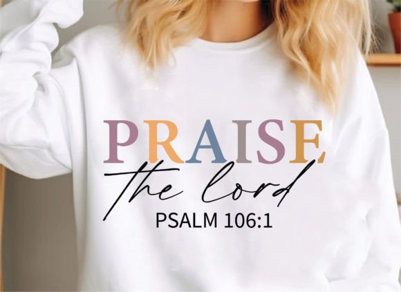 Praise the Lord, Christian SVG, Faith PNG
