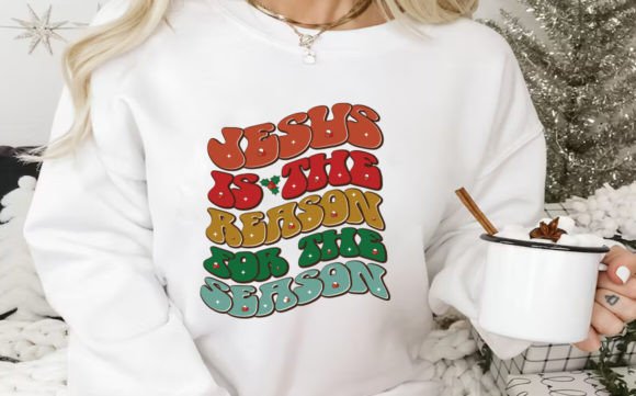 Retro Jesus the Reason for the Season T-Shirt Designs