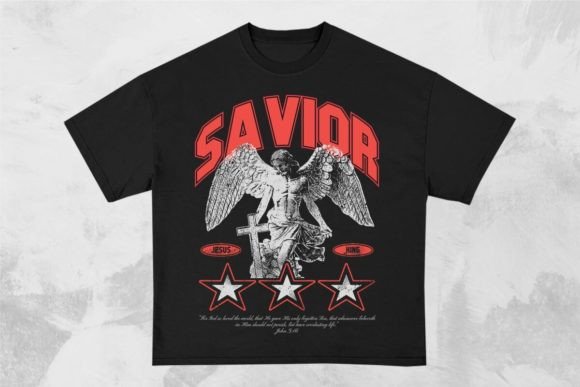 Savior Christian T-shirt Design