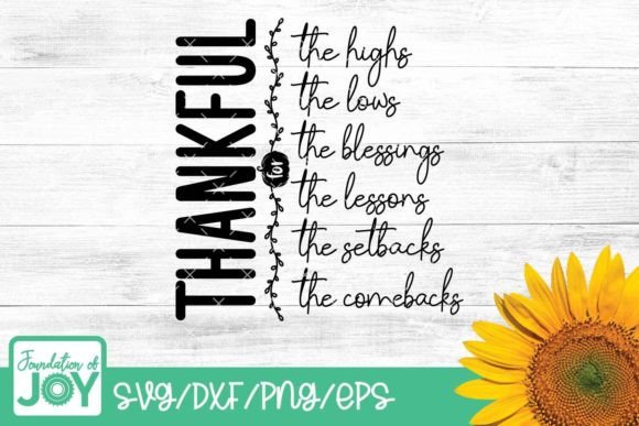 Thankful Quotes Svg, Christian Fall Svg
